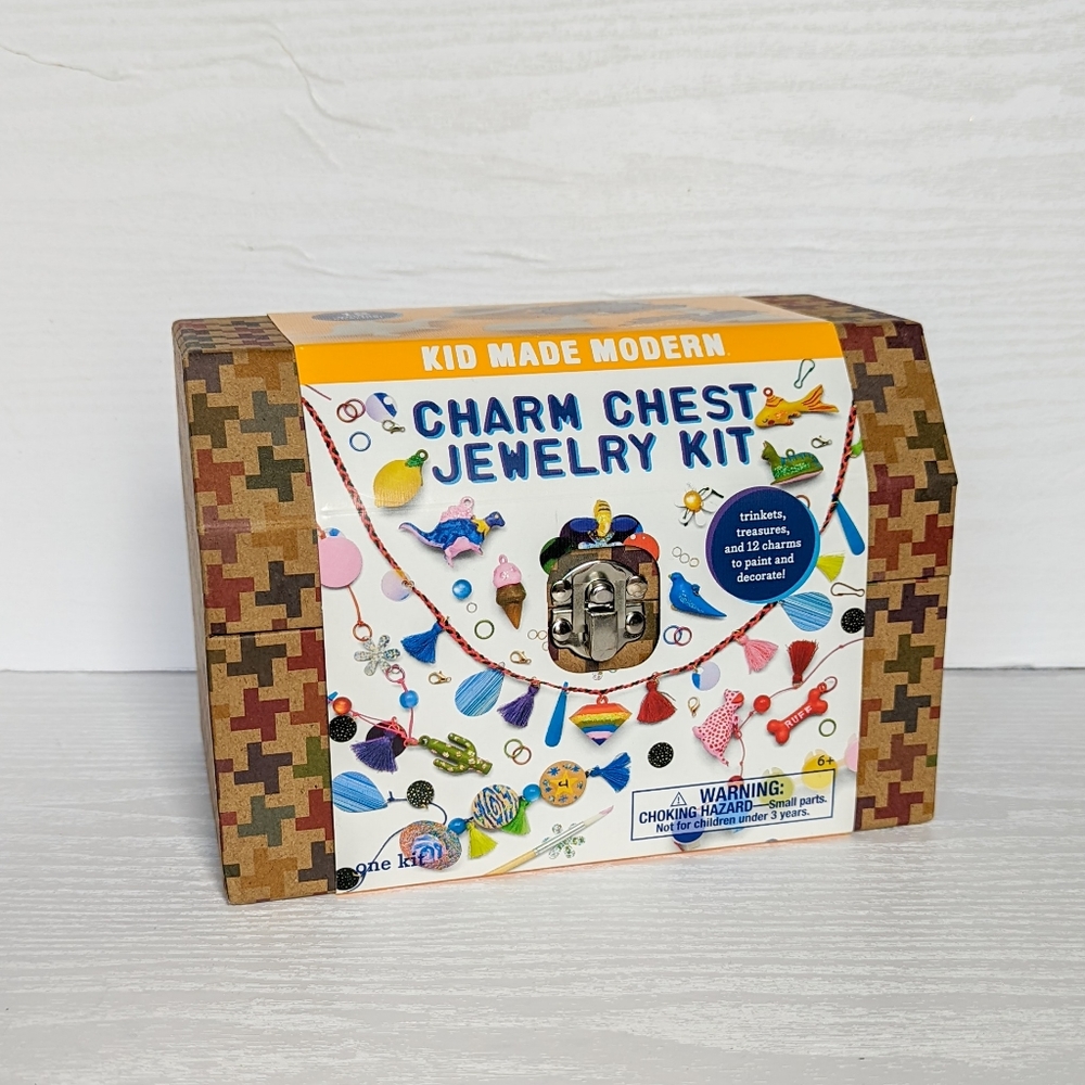 Kid Made Modern Charm Chest Jewelry Kit